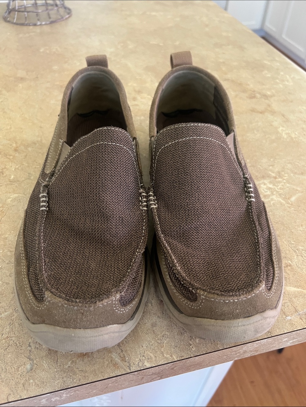 Skechers Men's Brown Slip-On Casual Loafers